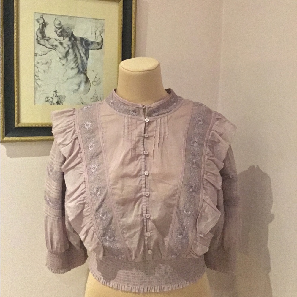 2/3 length blouse